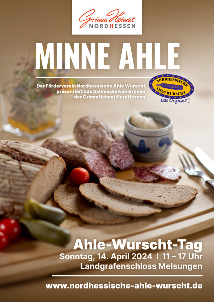 Plakat zum Ahle Wurscht Tag in Melsungen 2024