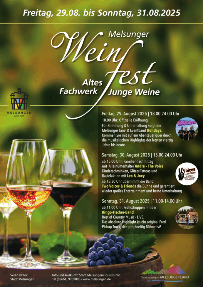 Plakat Weinfest 2025