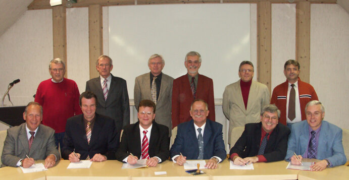 Gründung der Interkommunalen Zusammenarbeit in 2005 (Foto: VGZ Schwalm)